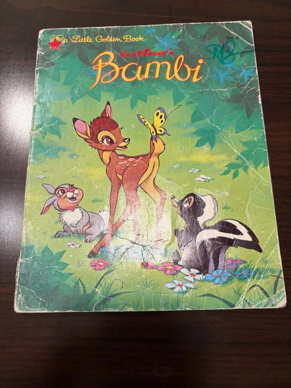 Set of 6 Vintage Walt Disney Read-Along Books